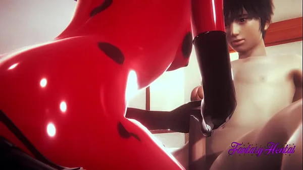 Miraculous Ladybug Hentai 3D - Ladybug handjob, blowjob and fucked - Japanese Cartoon manga anime porn